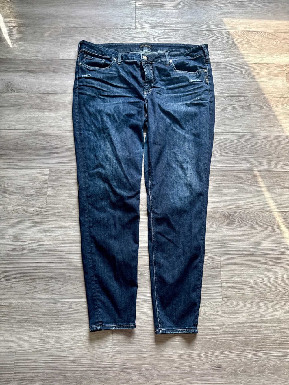 Silver Jeans Elyse Dark Denim Skinny Jeans | SZ 18 L31